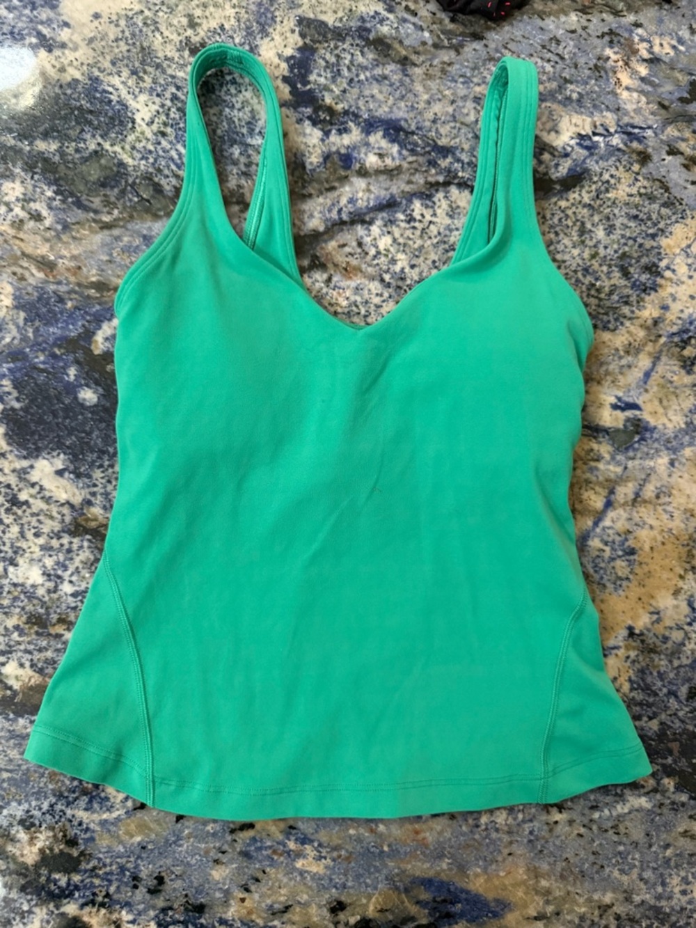 lululemon athletica Bright Green V-Neck Tank